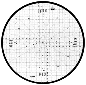 Immagine di Disco reticolare per proiettore di profili  Ø 340 mm
